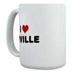 I LOVE GVILLE Large Mug 
